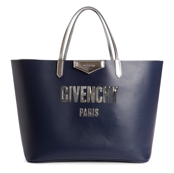 ♥️SOLD♥️ NWT AUTHENTIC Antigona Large Navy Tote - Picture 2 of 7